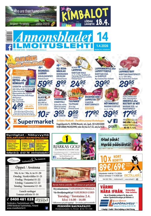 Annonsbladet 1.4.2026