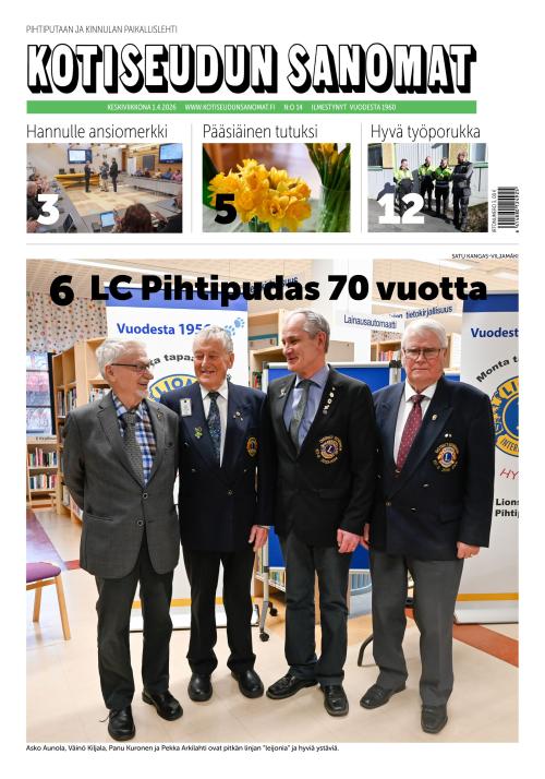 Kotiseudun Sanomat 1.4.2026