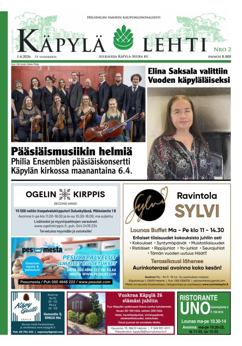 Käpylä-lehti 02/2026