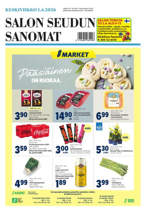 Salon Seudun Sanomat 1.4.2026