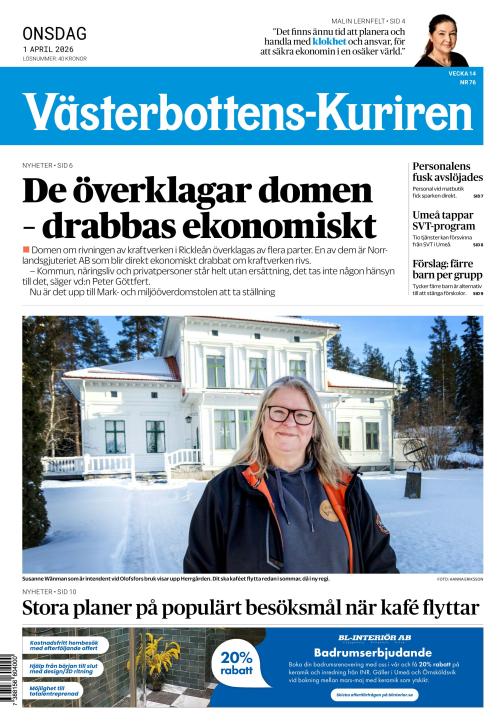 Västerbottens-Kuriren (SE) 1.4.2026