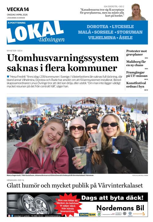 Lokaltidningen 1.4.2026