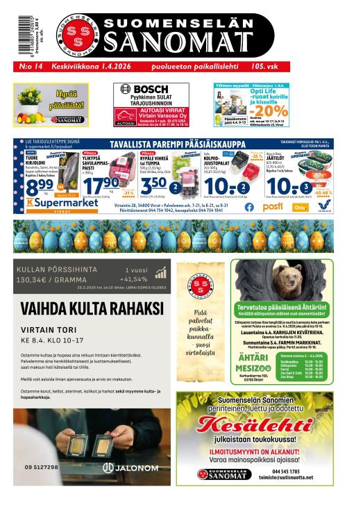 Suomenselän Sanomat 1.4.2026