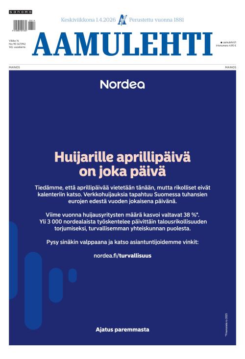 Aamulehti 1.4.2026