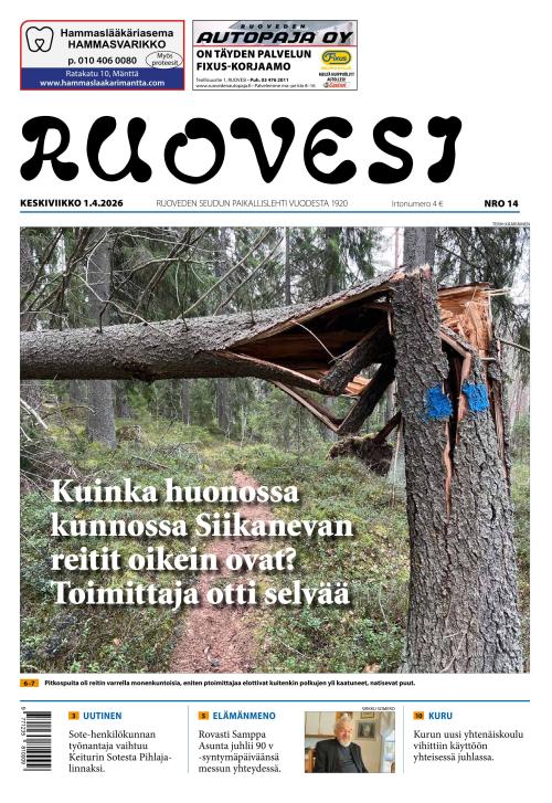 Ruovesi-lehti 1.4.2026