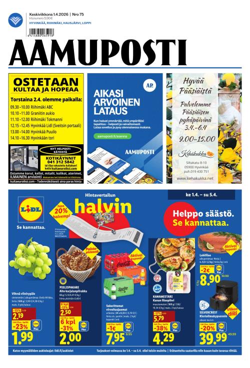 Aamuposti 1.4.2026