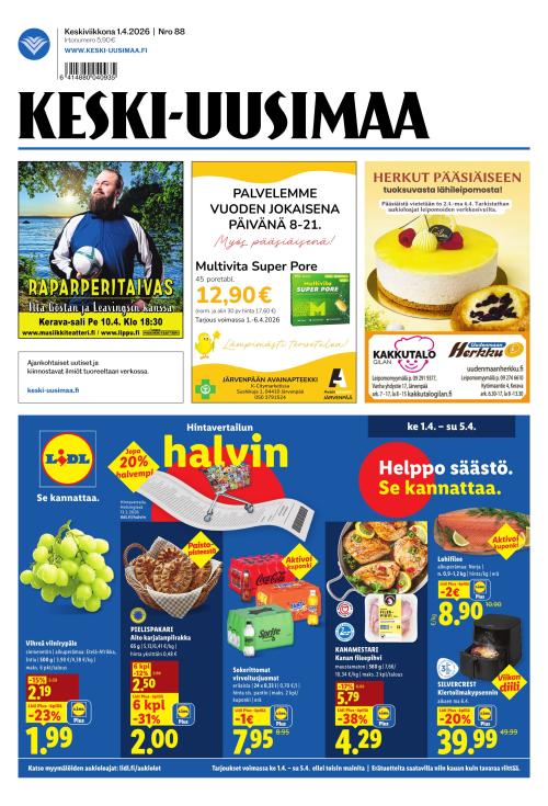 Keski-Uusimaa 1.4.2026