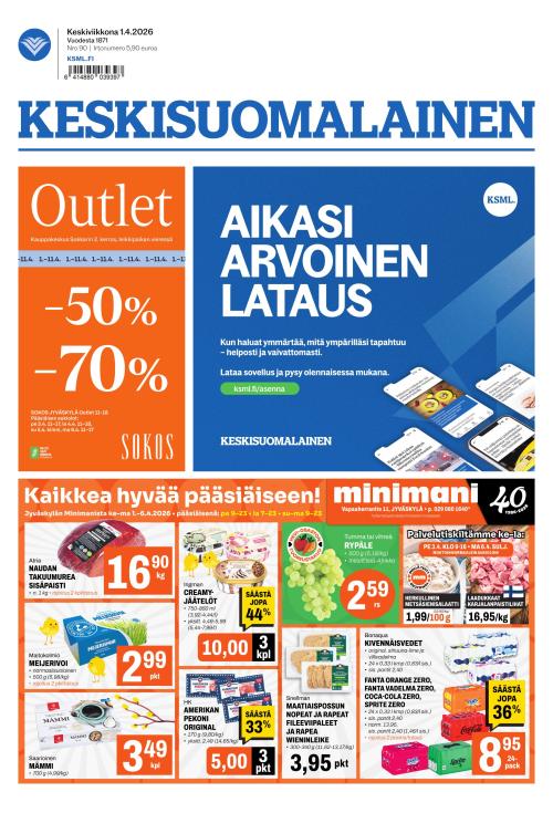 Keskisuomalainen 1.4.2026