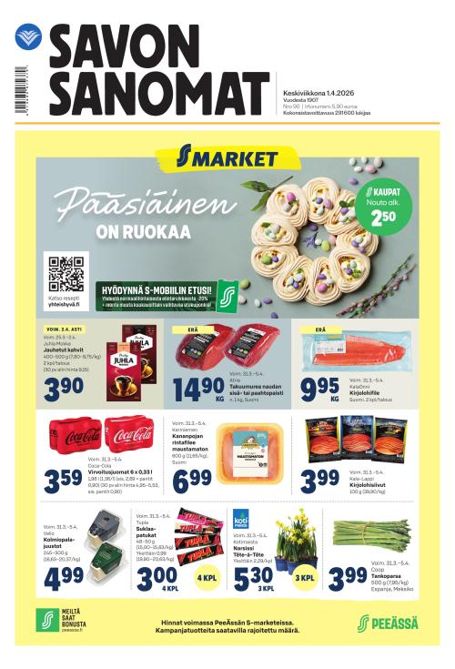 Savon Sanomat 1.4.2026
