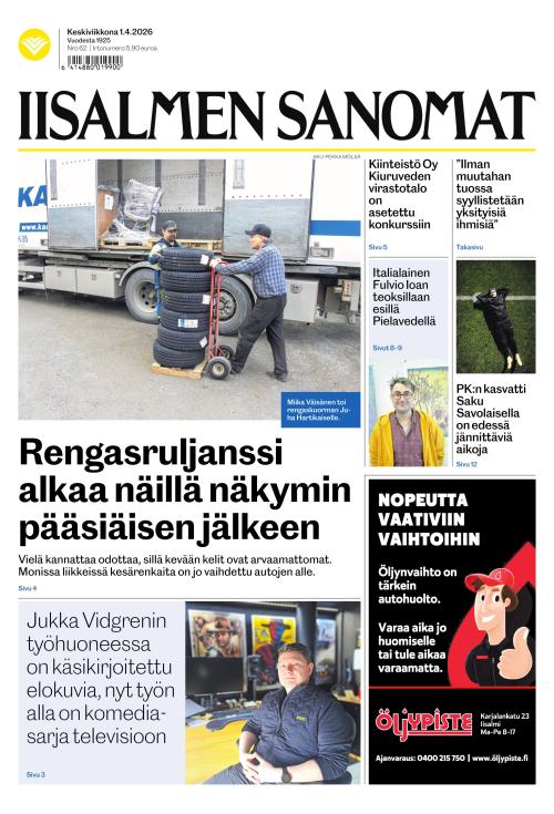 Iisalmen Sanomat 1.4.2026