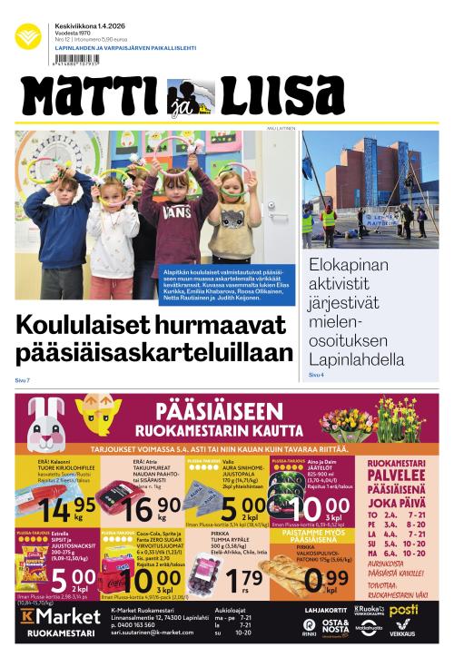 Matti ja Liisa 1.4.2026