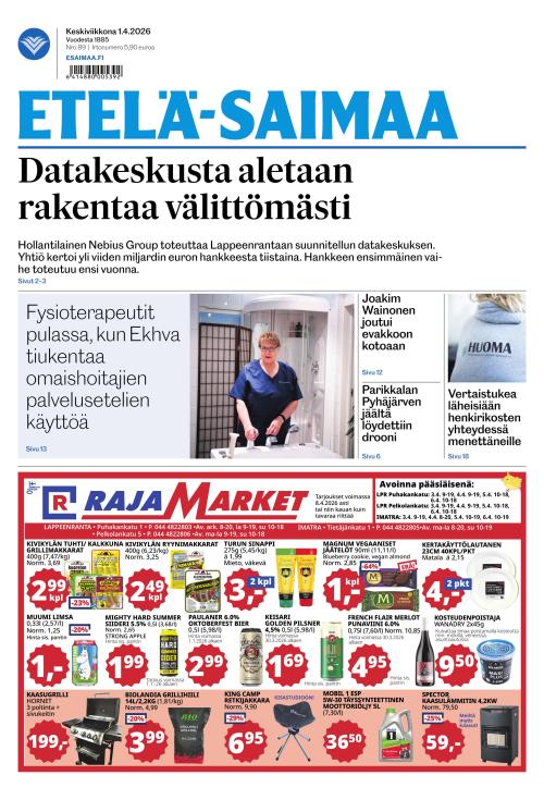 Etelä-Saimaa 1.4.2026