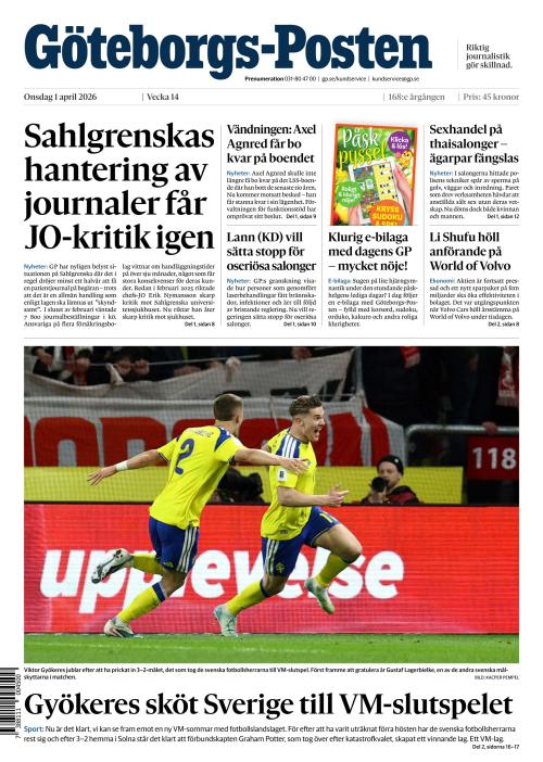 Göteborgs-Posten 1.4.2026