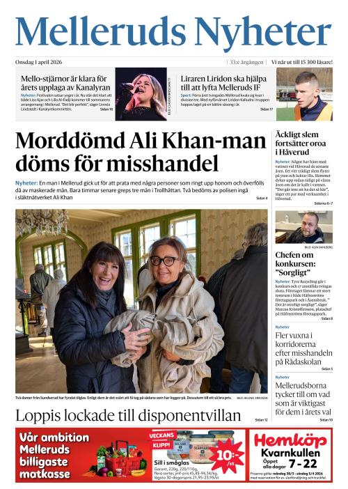 Melleruds nyheter 1.4.2026