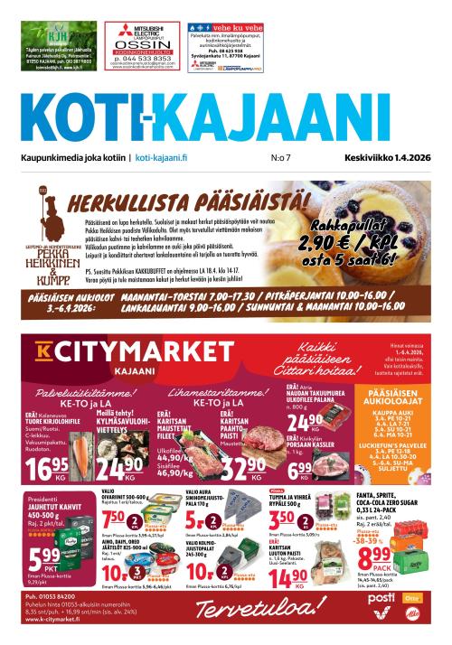 Koti-Kajaani 1.4.2026