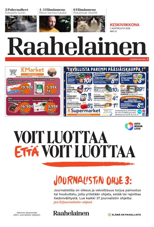 Raahelainen 1.4.2026
