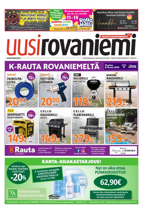 Uusi Rovaniemi 1.4.2026