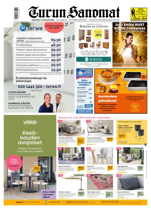 Turun Sanomat 1.4.2026