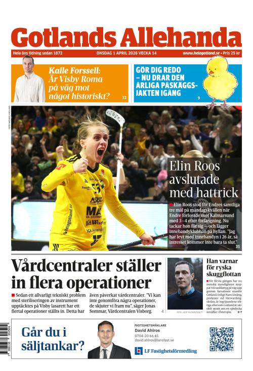 Gotlands Allehanda 1.4.2026