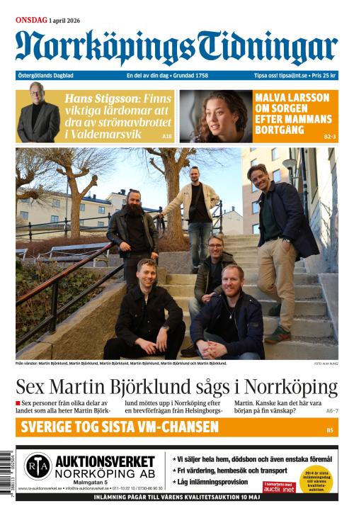 Norrköpings Tidningar 1.4.2026