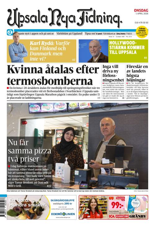 Upsala Nya Tidning 1.4.2026