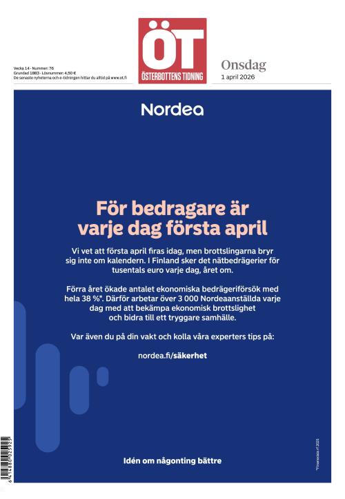 Österbottens Tidning 1.4.2026