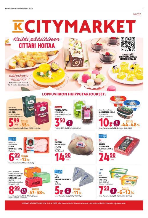 Karjalainen -liitteet 1.4.2026