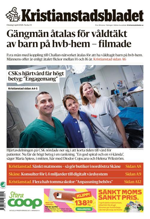 Kristianstadsbladet 1.4.2026