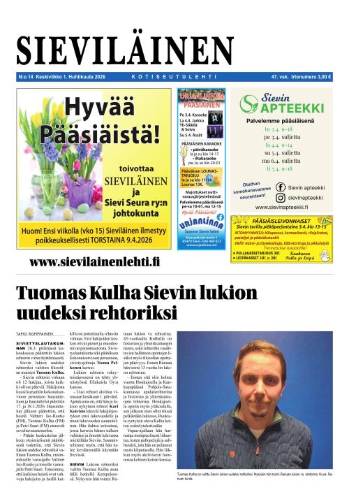 Sieviläinen 1.4.2026