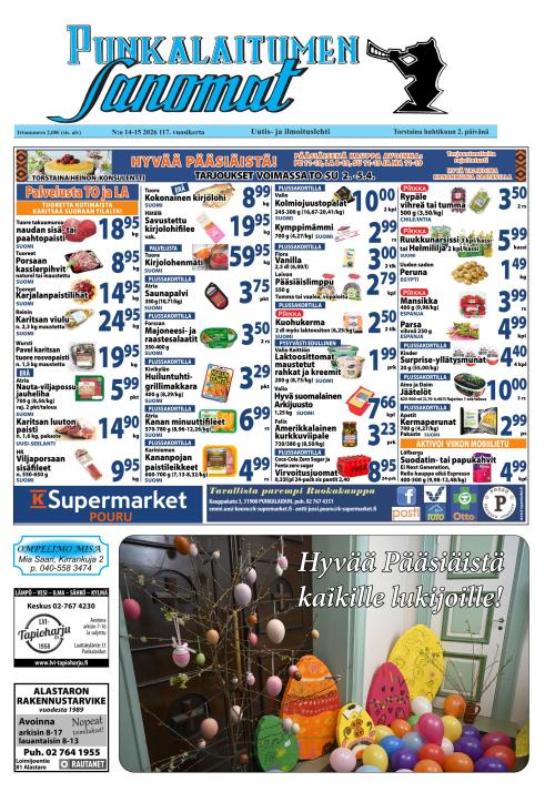 Punkalaitumen Sanomat 2.4.2026