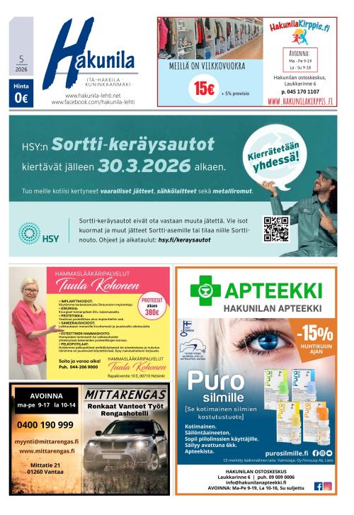 Hakunila-lehti 2.4.2026