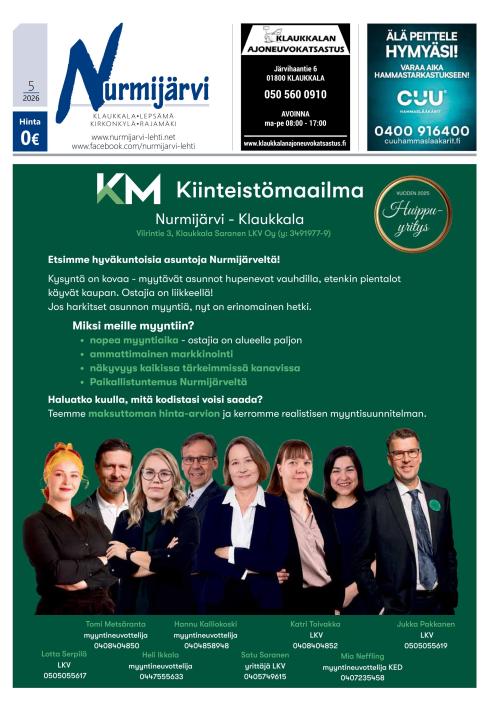 Nurmijärvi-lehti 2.4.2026