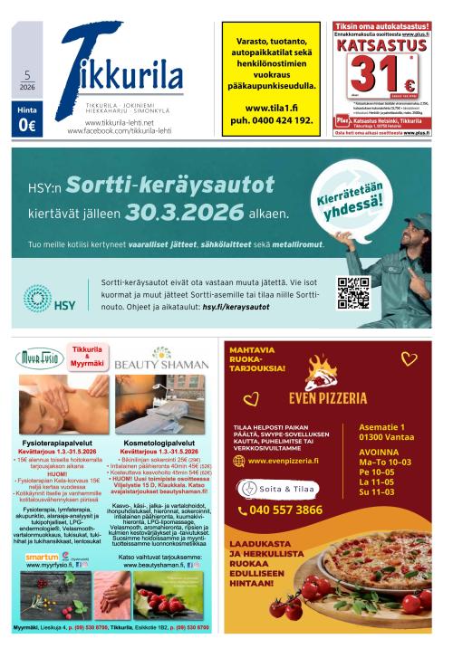 Tikkurila-lehti 2.4.2026