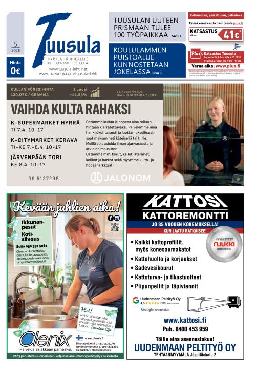 Tuusula-lehti 2.4.2026