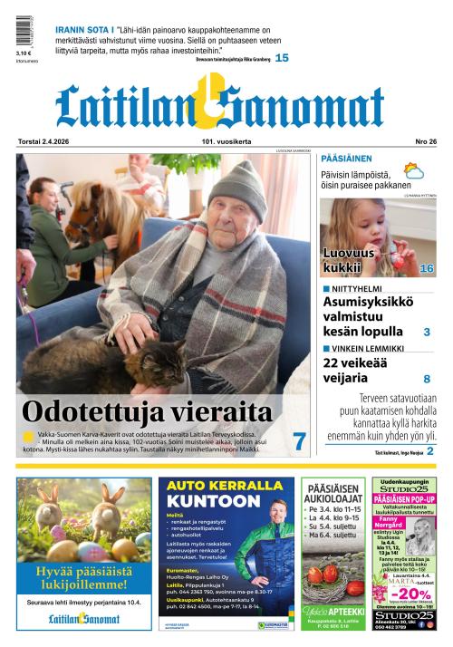 Laitilan Sanomat 2.4.2026