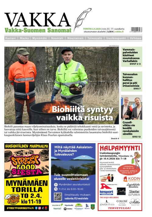 Vakka-Suomen Sanomat 2.4.2026