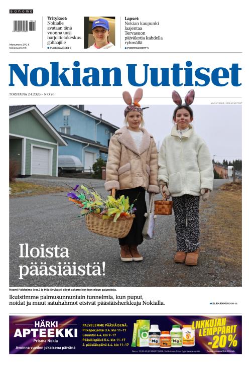Nokian Uutiset 2.4.2026