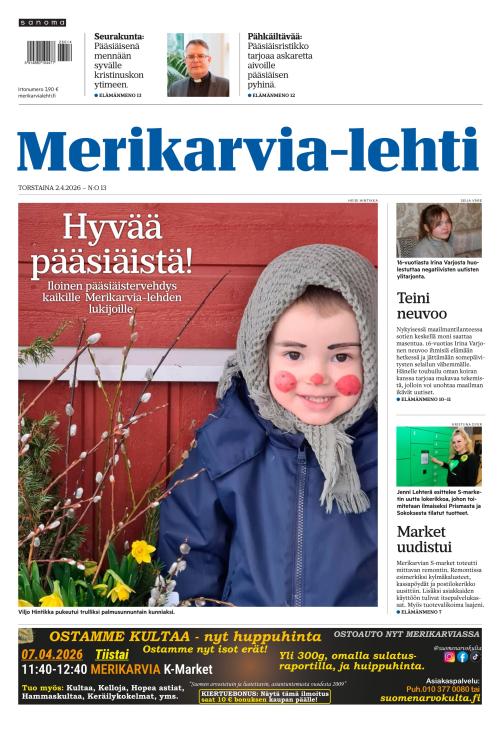 Merikarvia-lehti 2.4.2026
