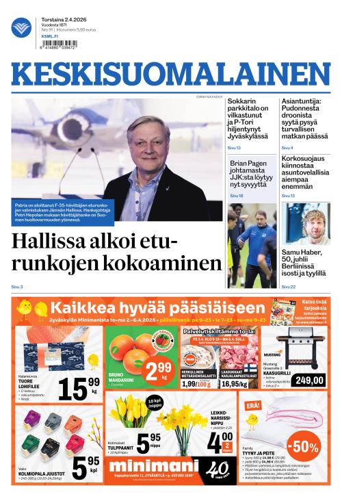 Keskisuomalainen 2.4.2026