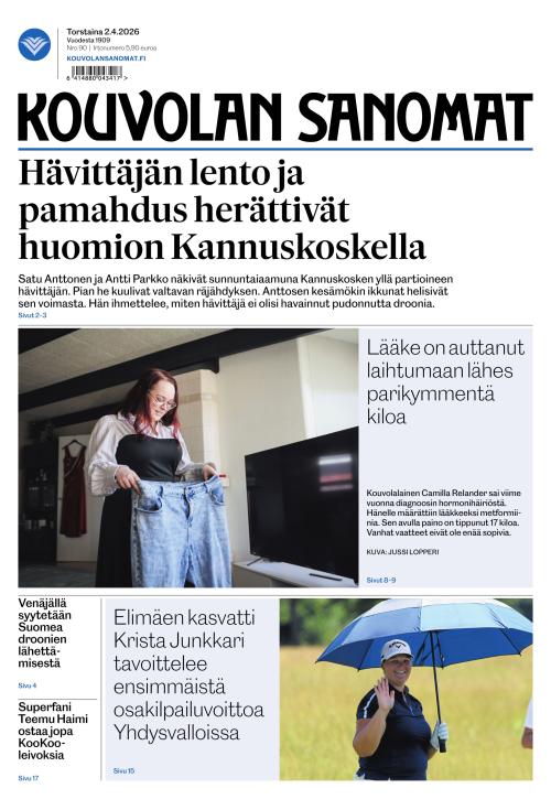 Kouvolan Sanomat 2.4.2026