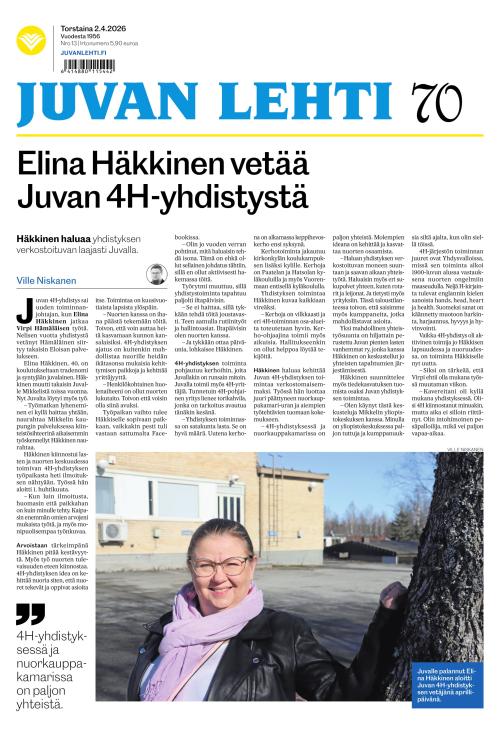 Juvan lehti 2.4.2026