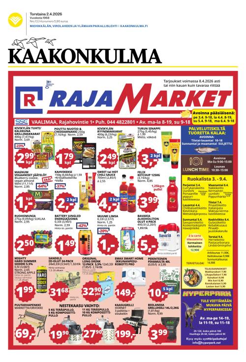 Kaakonkulma 2.4.2026