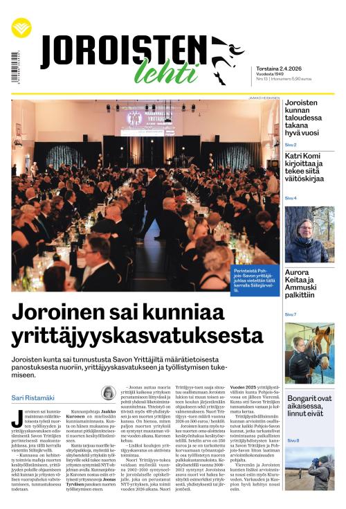 Joroisten Lehti 2.4.2026