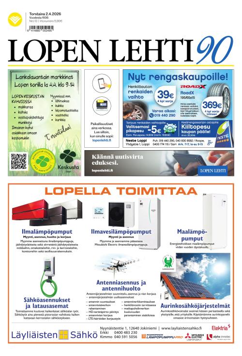 Lopen Lehti 2.4.2026