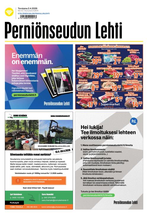 Perniönseudun Lehti 2.4.2026