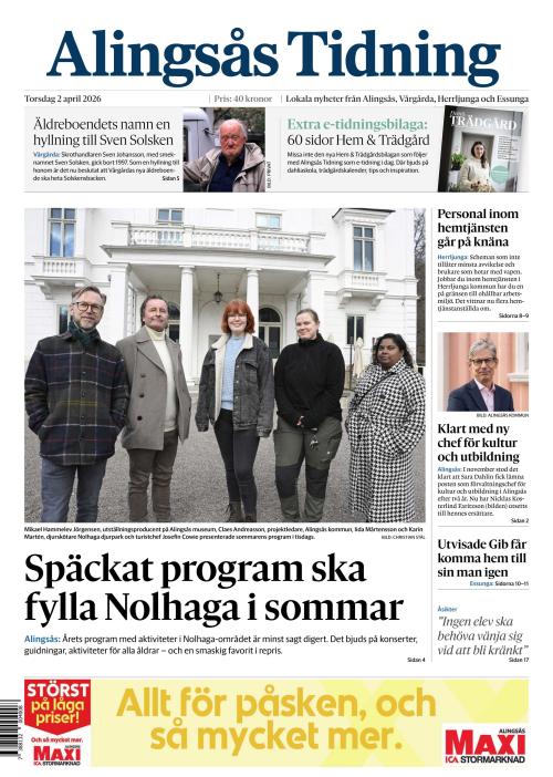 Alingsås Tidning 2.4.2026