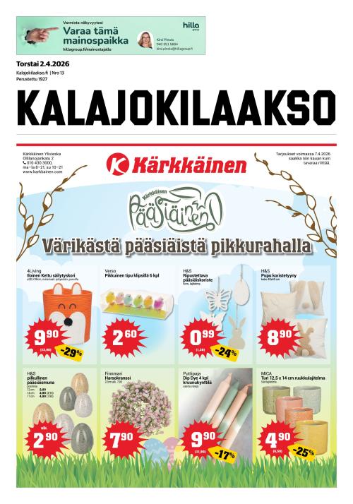 Kalajokilaakso ja Kalajaska 2.4.2026