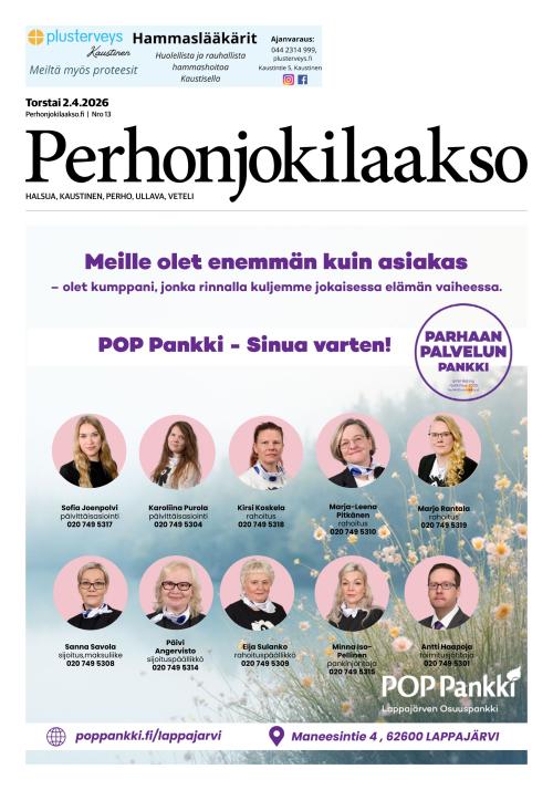 Perhonjokilaakso 2.4.2026