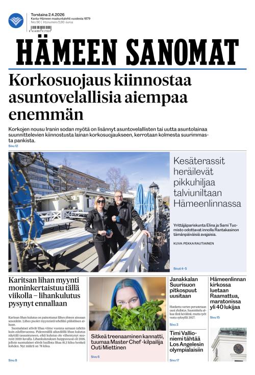 Hämeen Sanomat 2.4.2026