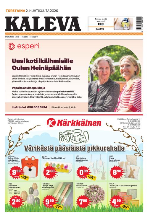 Kaleva 2.4.2026
